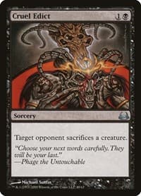 Cruel Edict - Duel Decks: Divine vs. Demonic - Magic: The Gathering card