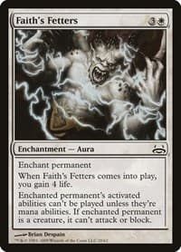 Faith's Fetters - Duel Decks: Divine vs. Demonic - Magic: The Gathering card