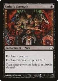 Unholy Strength - Duel Decks: Divine vs. Demonic - Magic: The Gathering card
