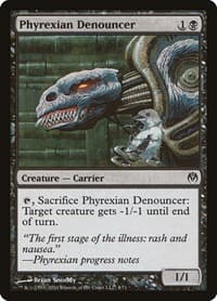 Phyrexian Denouncer - Duel Decks: Phyrexia vs. the Coalition - Magic: The Gathering card