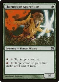 Thornscape Apprentice - Duel Decks: Phyrexia vs. the Coalition - Magic: The Gathering card