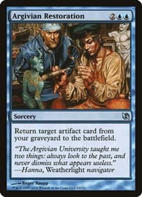 Argivian Restoration - Duel Decks: Elspeth vs. Tezzeret - Magic: The Gathering card
