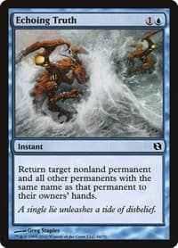 Echoing Truth - Duel Decks: Elspeth vs. Tezzeret - Magic: The Gathering card