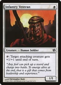 Infantry Veteran - Duel Decks: Elspeth vs. Tezzeret - Magic: The Gathering card