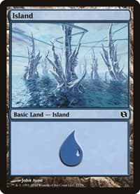 Island (77) - Duel Decks: Elspeth vs. Tezzeret - Magic: The Gathering card