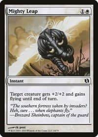 Mighty Leap - Duel Decks: Elspeth vs. Tezzeret - Magic: The Gathering card