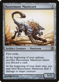 Razormane Masticore - Duel Decks: Elspeth vs. Tezzeret - Magic: The Gathering card