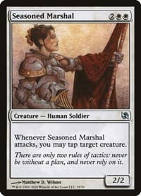 Seasoned Marshal - Duel Decks: Elspeth vs. Tezzeret - Magic: The Gathering card