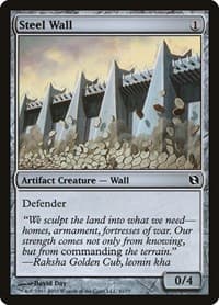 Steel Wall - Duel Decks: Elspeth vs. Tezzeret - Magic: The Gathering card