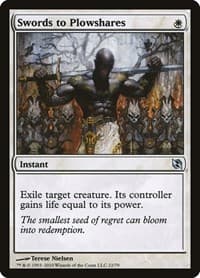 Swords to Plowshares - Duel Decks: Elspeth vs. Tezzeret - Magic: The Gathering card