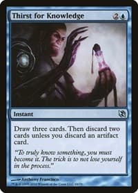 Thirst for Knowledge - Duel Decks: Elspeth vs. Tezzeret - Magic: The Gathering card