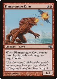 Flametongue Kavu - Duel Decks: Jace vs. Chandra - Magic: The Gathering card