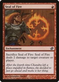 Seal of Fire - Duel Decks: Jace vs. Chandra - Magic: The Gathering card