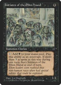 Initiates of the Ebon Hand (Danforth) - Fallen Empires - Magic: The Gathering card