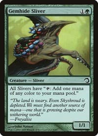 Gemhide Sliver - Premium Deck Series: Slivers - Magic: The Gathering card