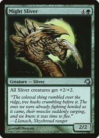 Might Sliver - Premium Deck Series: Slivers - Magic: The Gathering card