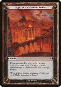 Approach My Molten Realm (Archenemy) - Oversize Cards - Magic: The Gathering card