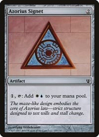 Azorius Signet - Archenemy - Magic: The Gathering card