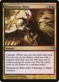 Bituminous Blast - Archenemy - Magic: The Gathering card