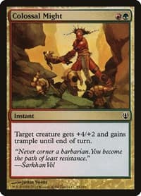 Colossal Might - Archenemy - Magic: The Gathering card