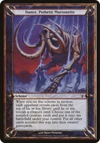 Dance, Pathetic Marionette (Archenemy) - Oversize Cards - Magic: The Gathering card