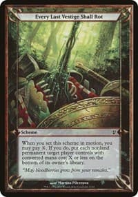 Every Last Vestige Shall Rot (Archenemy) - Oversize Cards - Magic: The Gathering card