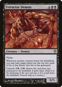 Extractor Demon - Archenemy - Magic: The Gathering card