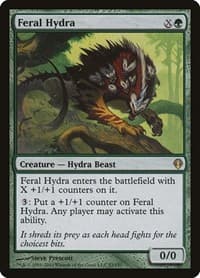 Feral Hydra - Archenemy - Magic: The Gathering card