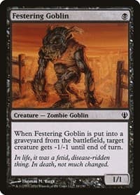 Festering Goblin - Archenemy - Magic: The Gathering card