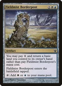 Fieldmist Borderpost - Archenemy - Magic: The Gathering card