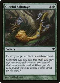 Gleeful Sabotage - Archenemy - Magic: The Gathering card