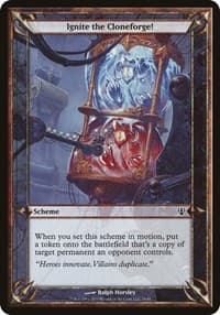 Ignite the Cloneforge! (Archenemy) - Oversize Cards - Magic: The Gathering card