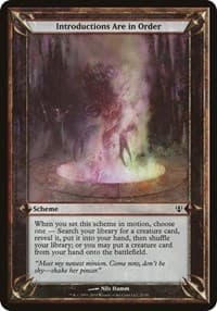 Introductions Are in Order (Archenemy) - Oversize Cards - Magic: The Gathering card