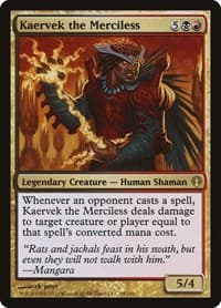 Kaervek the Merciless - Archenemy - Magic: The Gathering card