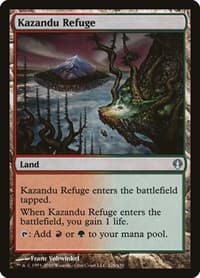 Kazandu Refuge - Archenemy - Magic: The Gathering card