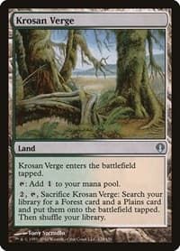 Krosan Verge - Archenemy - Magic: The Gathering card