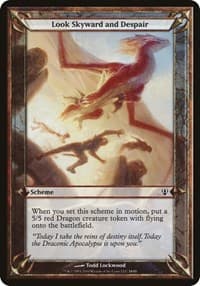 Look Skyward and Despair (Archenemy) - Oversize Cards - Magic: The Gathering card