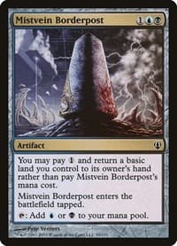 Mistvein Borderpost - Archenemy - Magic: The Gathering card