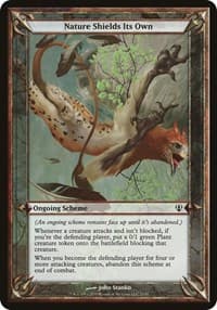 Nature Shields Its Own (Archenemy) - Oversize Cards - Magic: The Gathering card