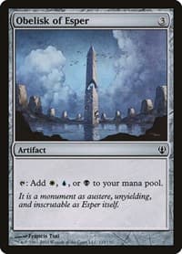 Obelisk of Esper - Archenemy - Magic: The Gathering card