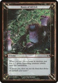 Roots of All Evil (Archenemy) - Oversize Cards - Magic: The Gathering card