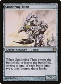 Sundering Titan - Archenemy - Magic: The Gathering card