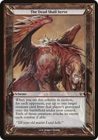 The Dead Shall Serve (Archenemy) - Oversize Cards - Magic: The Gathering card