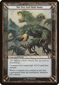 The Very Soil Shall Shake (Archenemy) - Oversize Cards - Magic: The Gathering card