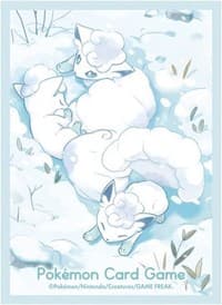 Pokemon TCG: Pokemon Center Japan Exclusive Card Sleeves - Alolan Vulpix (64-Pack) - Pokemon International Card Sleeves - Card Sleeves card