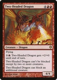 Two-Headed Dragon - Archenemy - Magic: The Gathering card