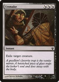 Unmake - Archenemy - Magic: The Gathering card