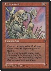 Orcish Veteran (Hoover) - Fallen Empires - Magic: The Gathering card
