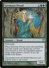 Yavimaya Dryad - Archenemy - Magic: The Gathering card