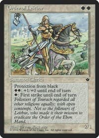 Order of Leitbur (Wackwitz) (Facing Right) - Fallen Empires - Magic: The Gathering card